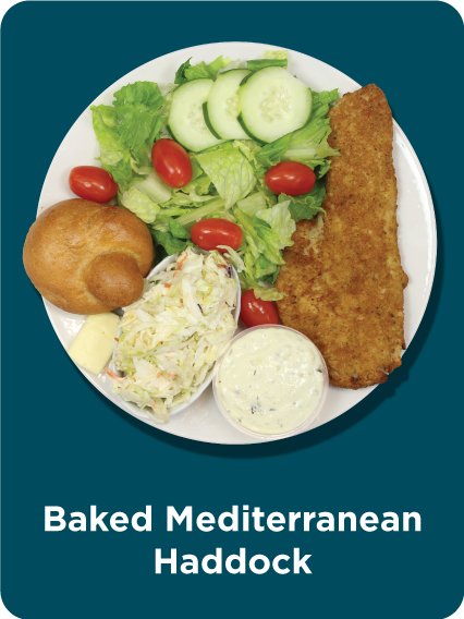 Baked Mediterranean Haddock Option